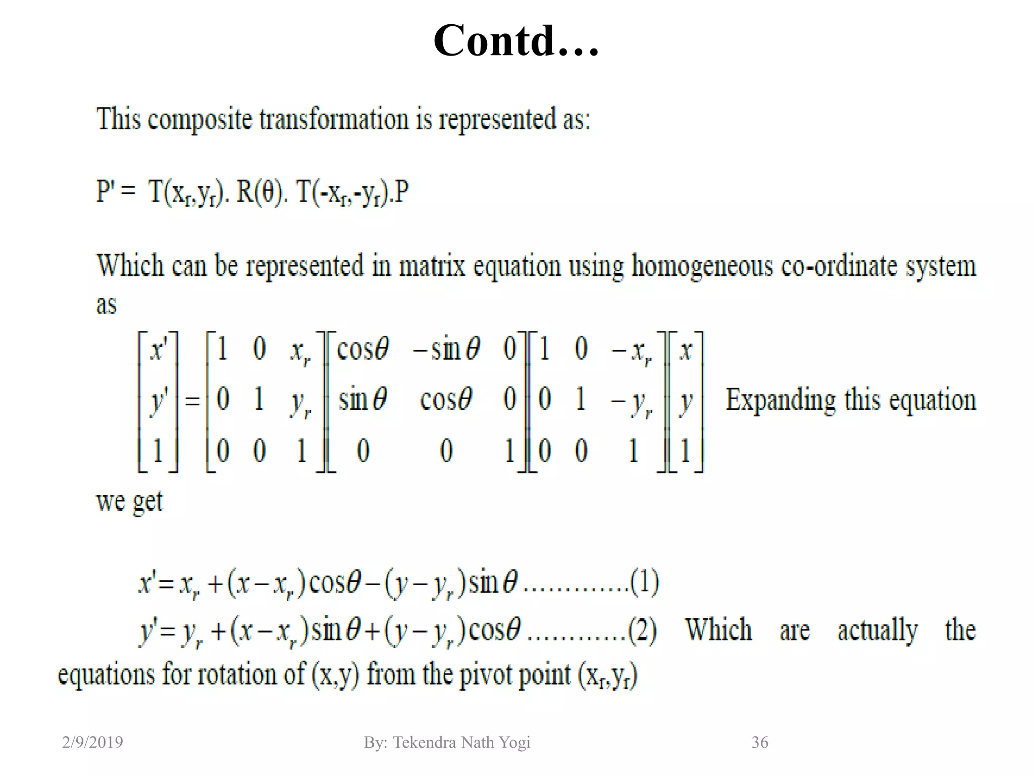 Contd…
36By: Tekendra Nath Yogi2/9/2019
 