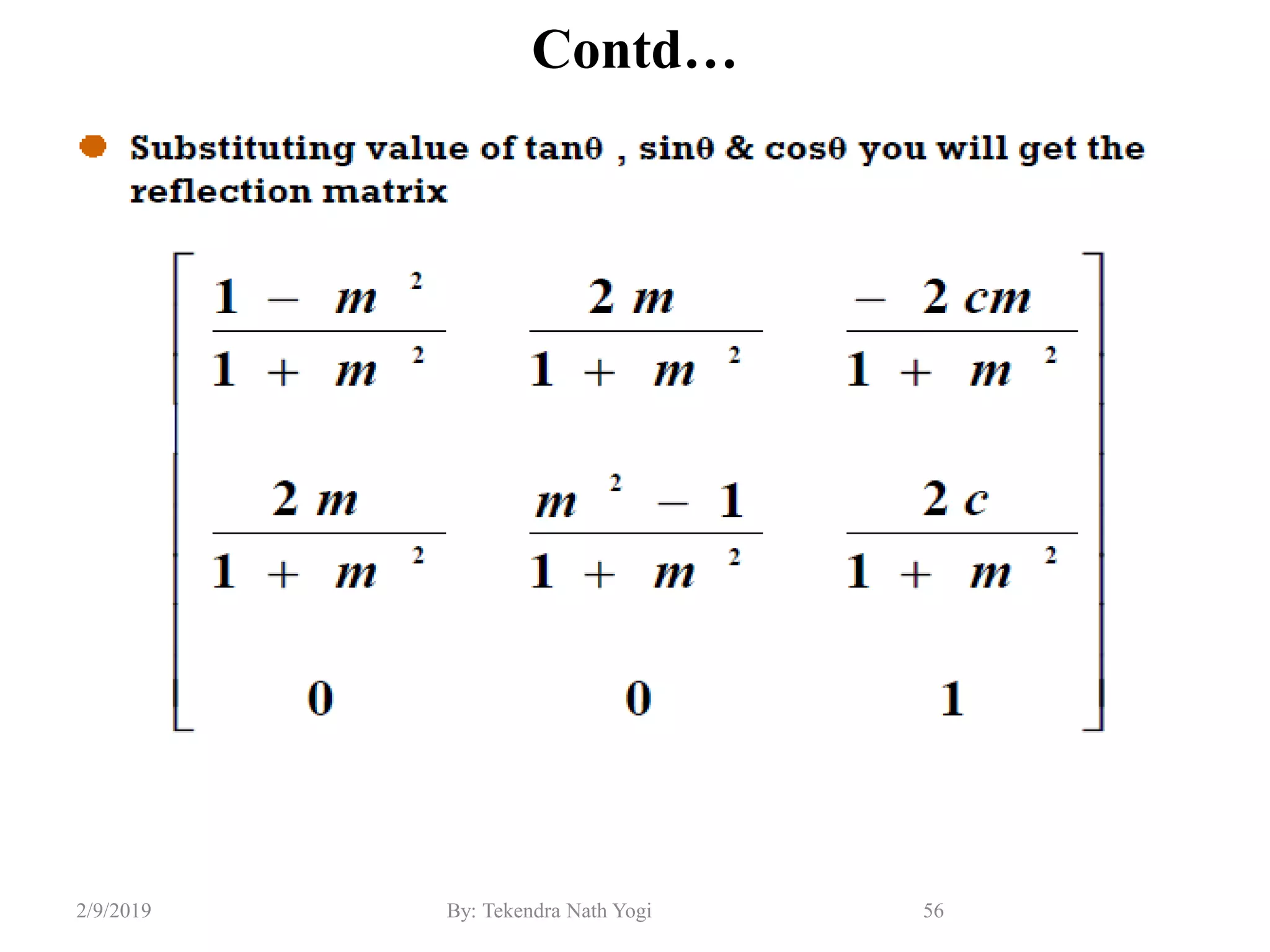 Contd…
56By: Tekendra Nath Yogi2/9/2019
 