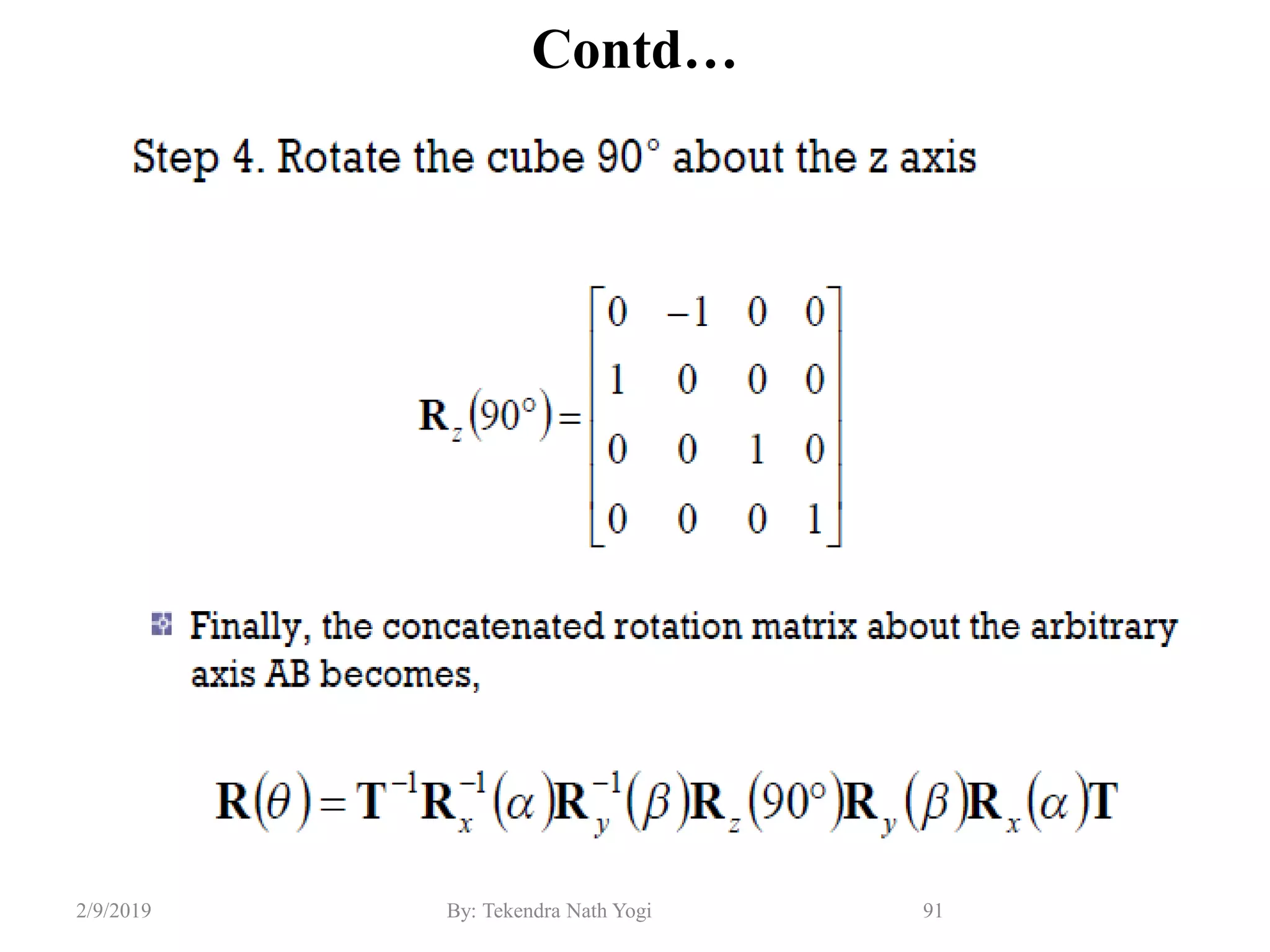 Contd…
91By: Tekendra Nath Yogi2/9/2019
 
