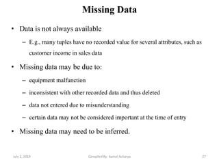 Data Preprocessing | PPTX