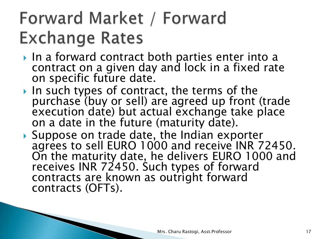 Unit 2.2 Exchange Rate Quotations & Forex Markets