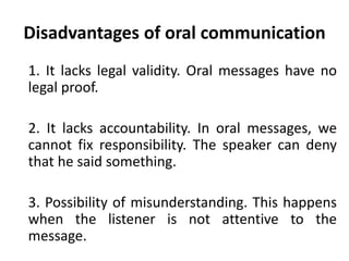 Importance of Verbal Communication | PPTX