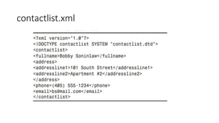 XML DTD and Schema | PPTX