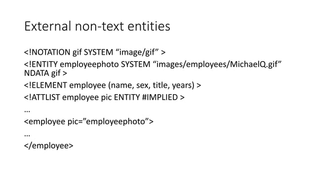 XML DTD and Schema | PPT