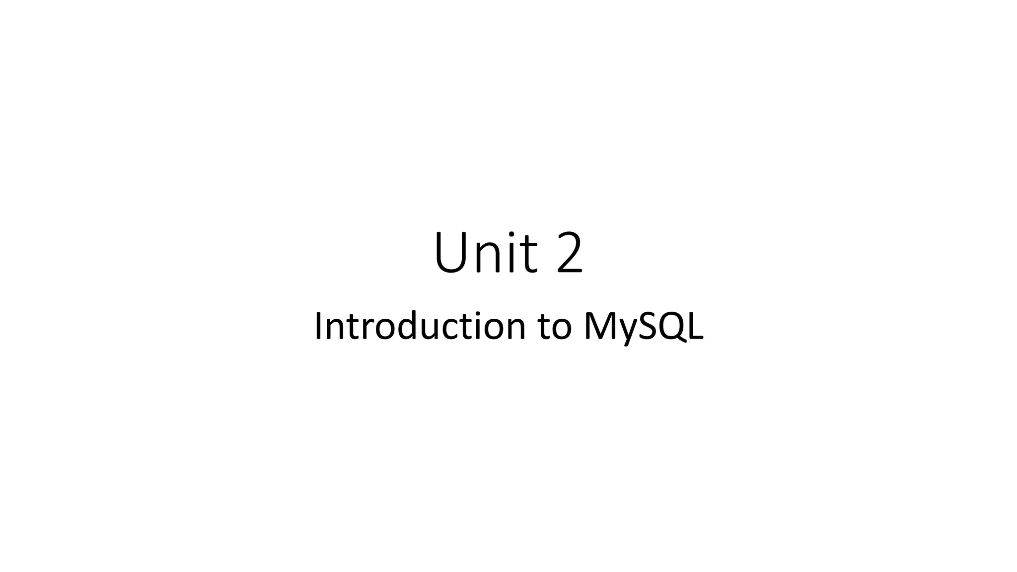Introduction to MySQL in PHP | PPT
