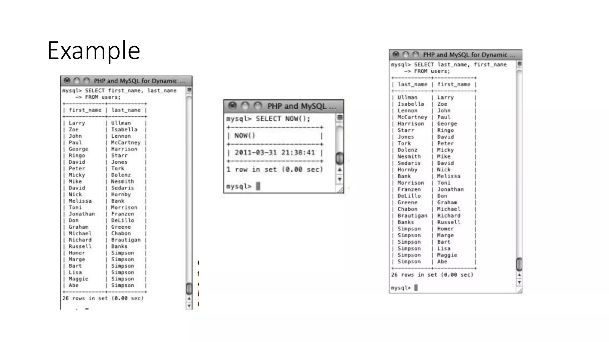 Introduction to MySQL in PHP | PPT