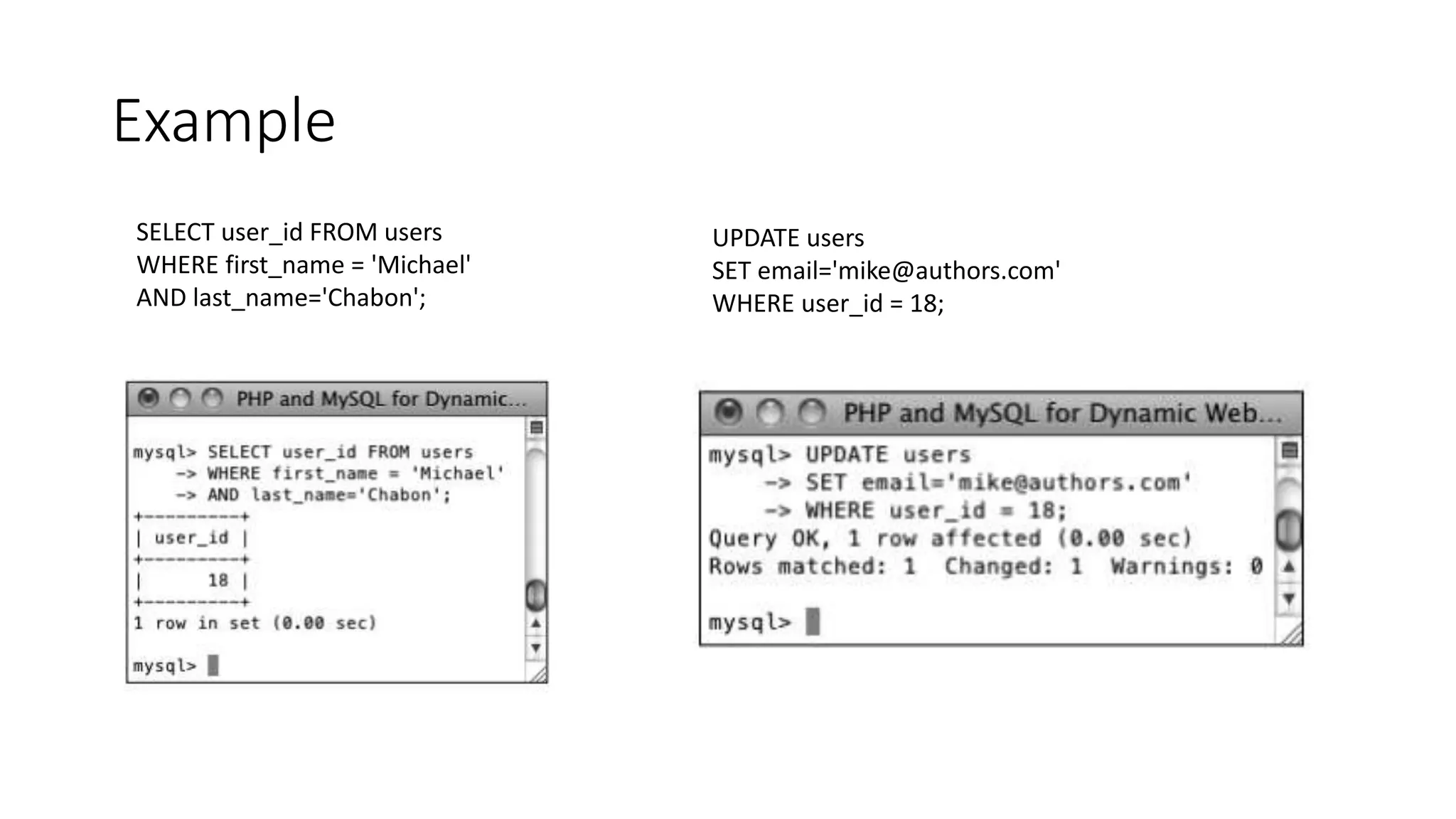 Introduction to MySQL in PHP | PPT