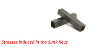 Sunk Key Machine Key Unit 2 Design Of Shafts Keys and Couplings | PDF