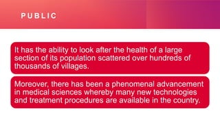 Role of government in Health class 7 | PPTX