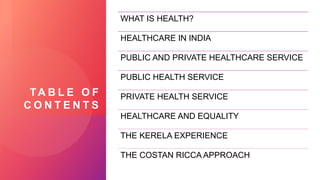 Role of government in Health class 7 | PPTX