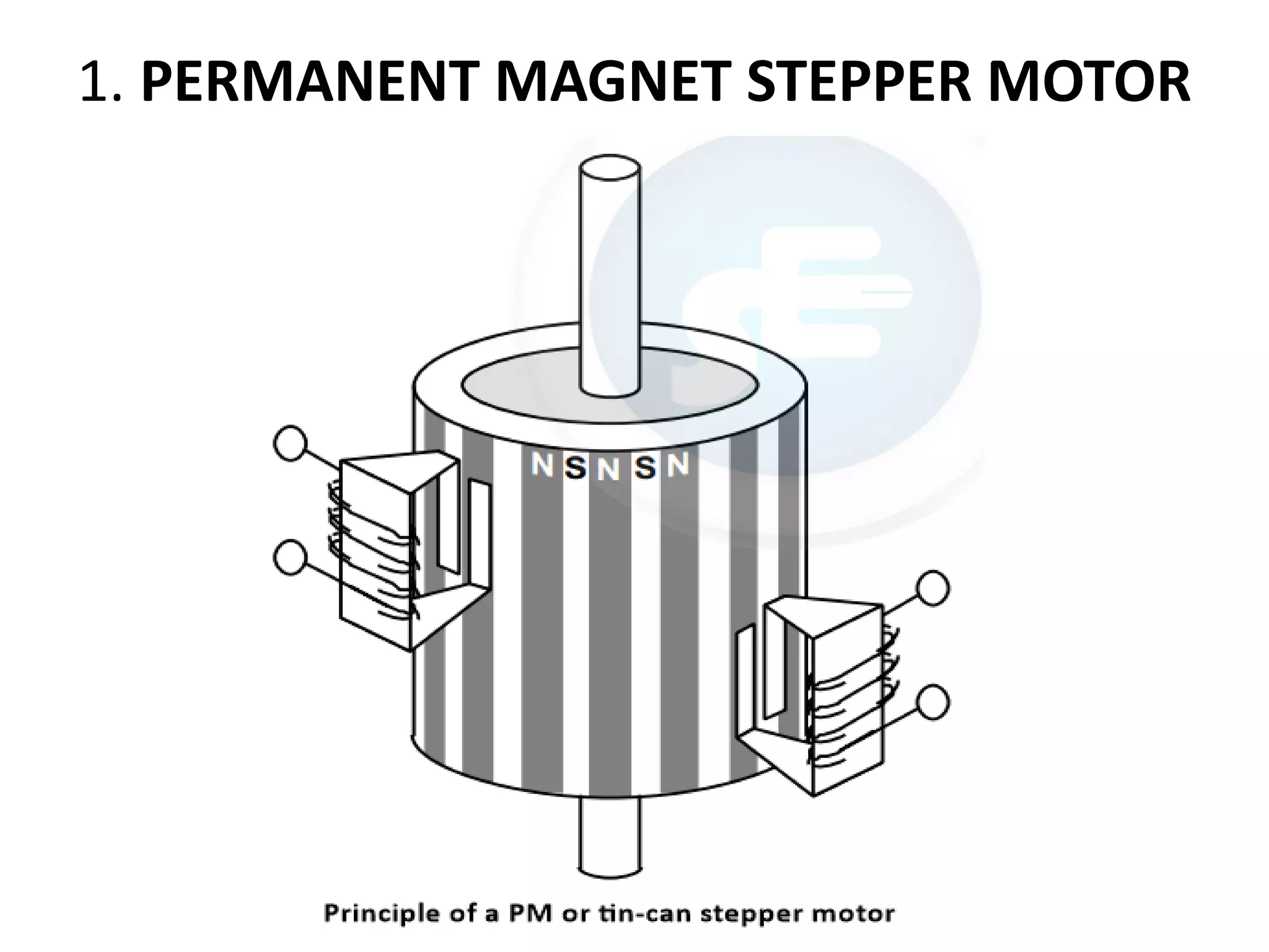 1. PERMANENT MAGNET STEPPER MOTOR
 