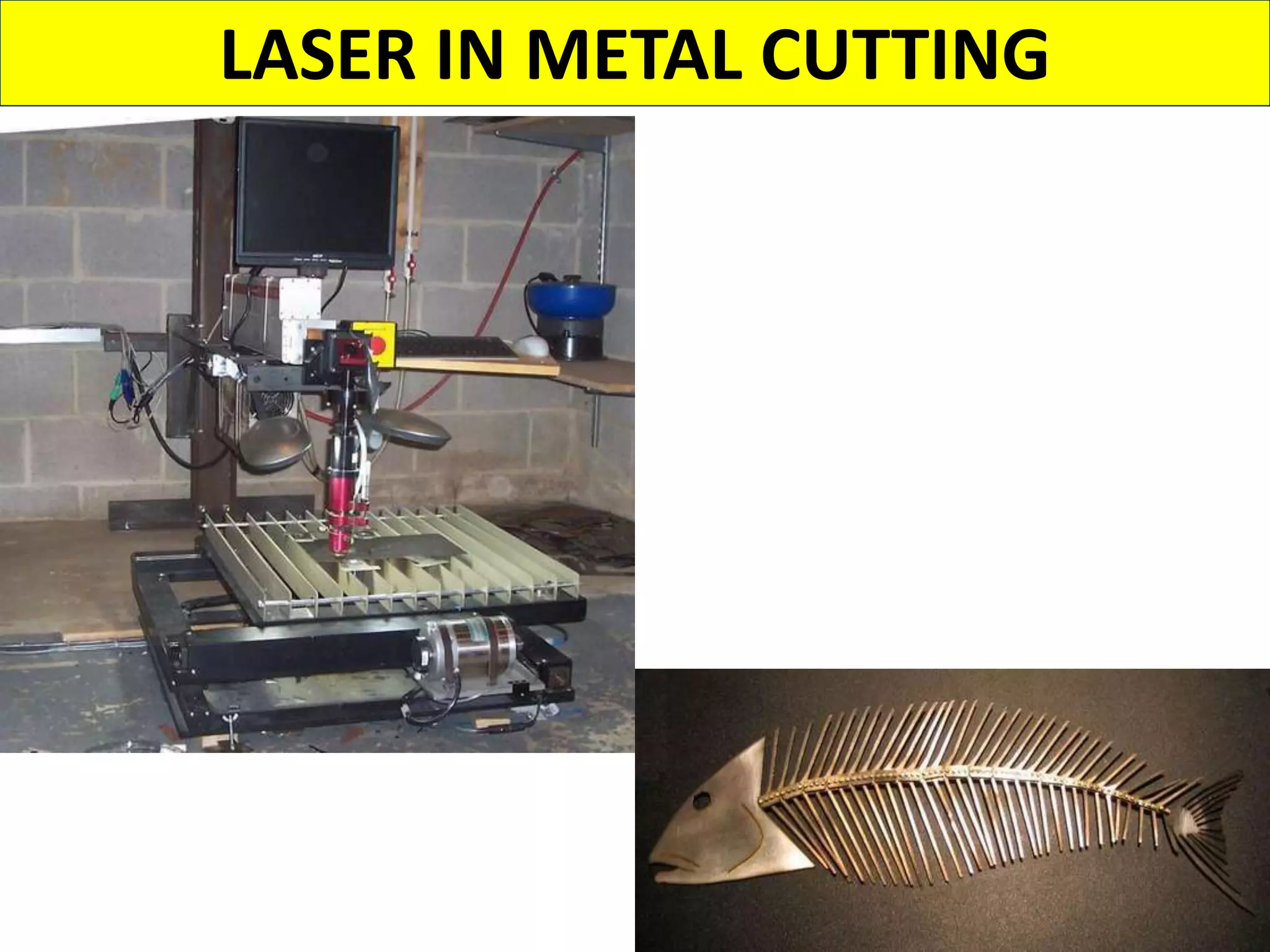 LASER IN METAL CUTTING
• .
 