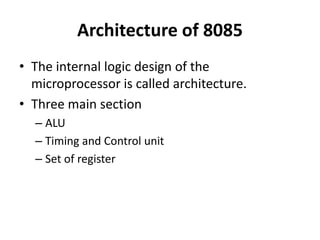 MICROPROCESSORS AND MICROCONTROLLERS | PPTX
