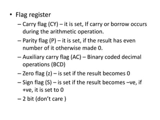 Carry Microprocessor Structure UNIT II MICROPROCESSOR AND MICROCONTROLLER | PPTX