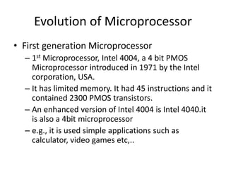 UNIT II MICROPROCESSOR AND MICROCONTROLLER | PPTX