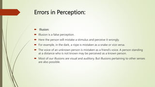 Ill Posed Perception Example Perception | PPTX