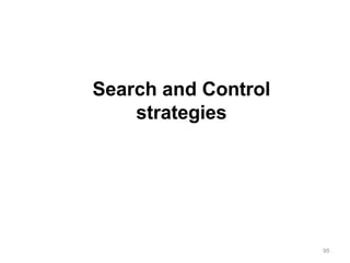 Search and Control
strategies
95
 