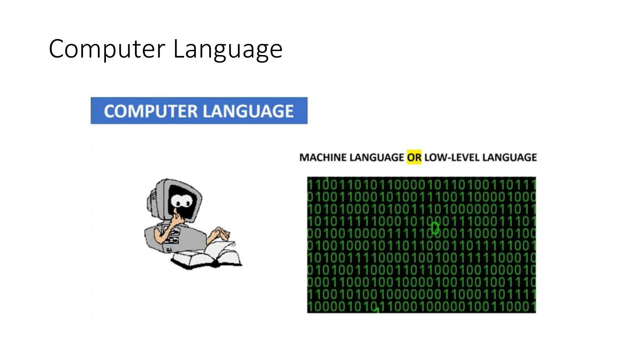 Computer Language
 
