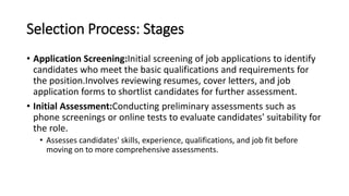 Recruitments, Selection and Human Resource Management | PPT