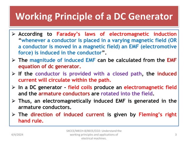 Construction, working principle and types of DC generator – motor ...