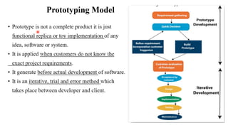 Introduction to Software Engineering, Process Models, Software development Life cycle.pdf