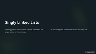 Linked Lists: A Comprehensive Guide Advantages, various types, and ...