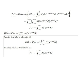 Fourier and Laplace Transform FOR SIGNAL AND SYSTEM | PPTX