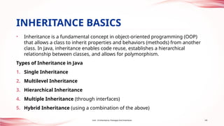 UNIT 2 & unit 3 OBJECT ORIENTED PROGRAMMING | PPTX