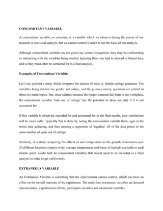Research Design notes Unit 2 for MBA students | DOCX