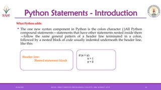 Python scope, functions, nested functions, lambdas | PPTX
