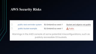 AWS Security Risks
 