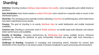 NoSQL Introduction, Data Models, Replication | PPTX