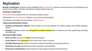 NoSQL Introduction, Data Models, Replication | PPTX