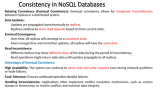 NoSQL Introduction, Data Models, Replication | PPTX