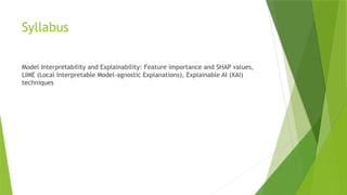 UNIT 2 presentation of advances in machine learning subject of aiml ...