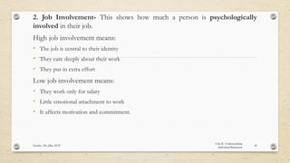 Individual Involve Understanding the concepts of individual behaviour | PPTX