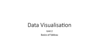 Comprehensive Introduction to Tableau for Data Visualization and ...
