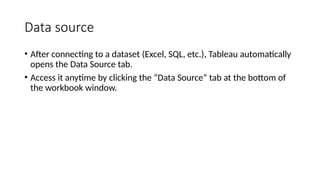 Comprehensive Introduction to Tableau for Data Visualization and ...