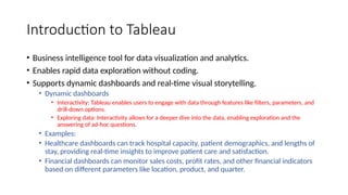 Comprehensive Introduction to Tableau for Data Visualization and ...