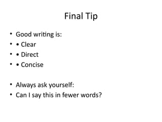 Mastering Concise Writing: Eliminating Extra Words for Clarity and ...
