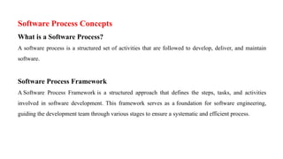 Software Process Framework and SDLC Prescriptive Process Models ...