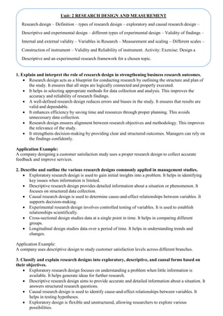 Comprehensive Guide to Research Design and Measurement in Business ...