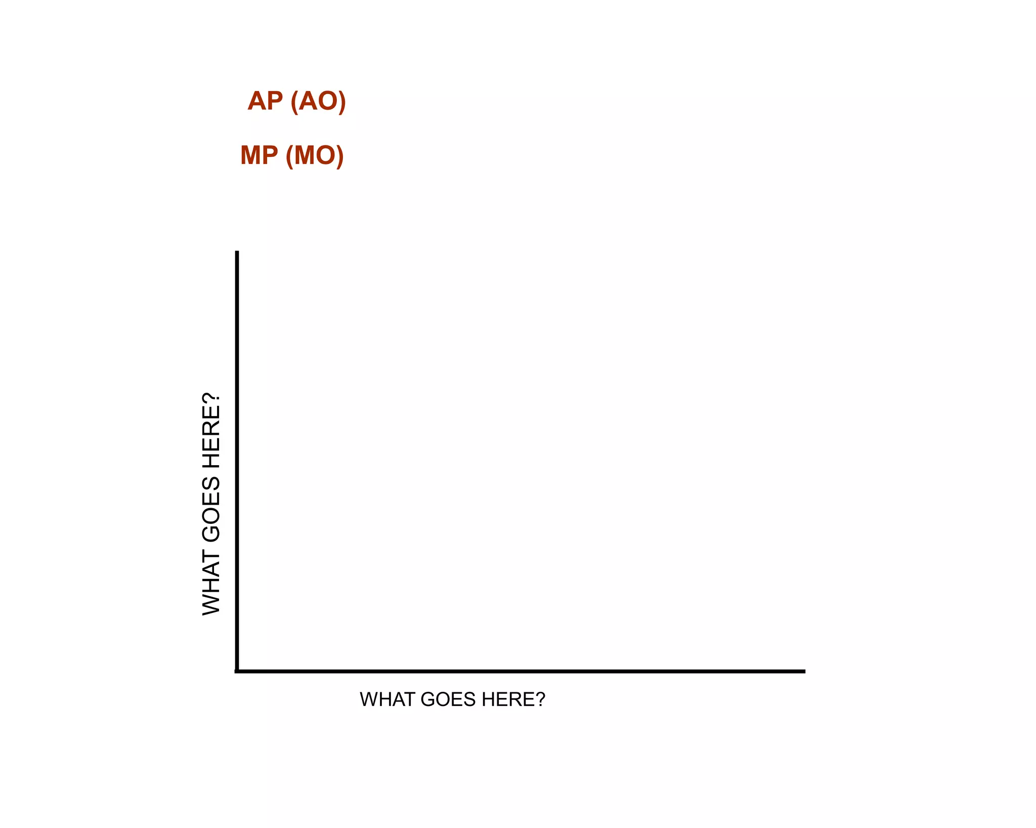 AP (AO)

                  MP (MO)

WHAT GOES HERE?




                            WHAT GOES HERE?
 