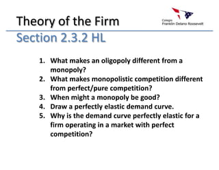  Perfectly competitive