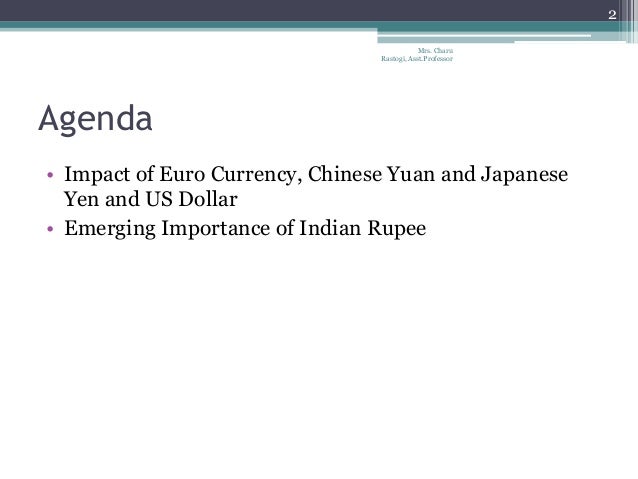 impact of the asian currency unit In this paper we evaluate the feasibility of a common asian currency unit (acu) involving countries of east and south asia we analyze the various properties of an acu and calculate it's value using weighted averages of the values of asian currencies. impact of the asian currency unit In this paper we evaluate the feasibility of a common asian currency unit (acu) involving countries of east and south asia we analyze the various properties of an acu and calculate it's value using weighted averages of the values of asian currencies.