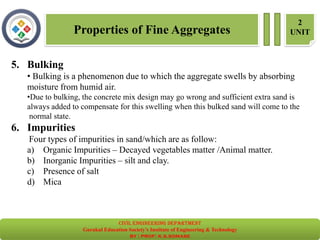Unit 2 aggregates | PDF
