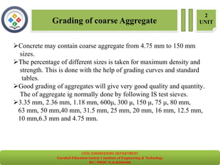 Unit 2 aggregates | PDF