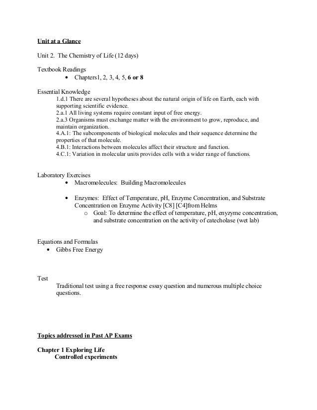 Free Response Essay Enzymes Mistyhamel