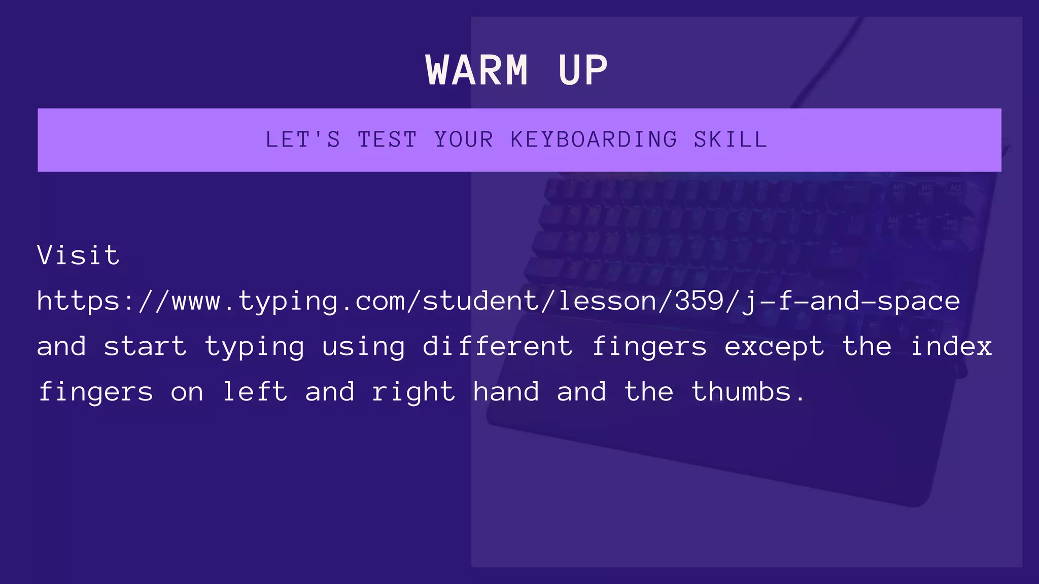 Basic Computer keyboarding Skills | PPTX