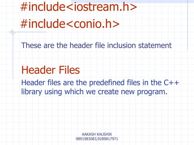 c++ programming Unit 2 basic structure of a c++ program | PPTX